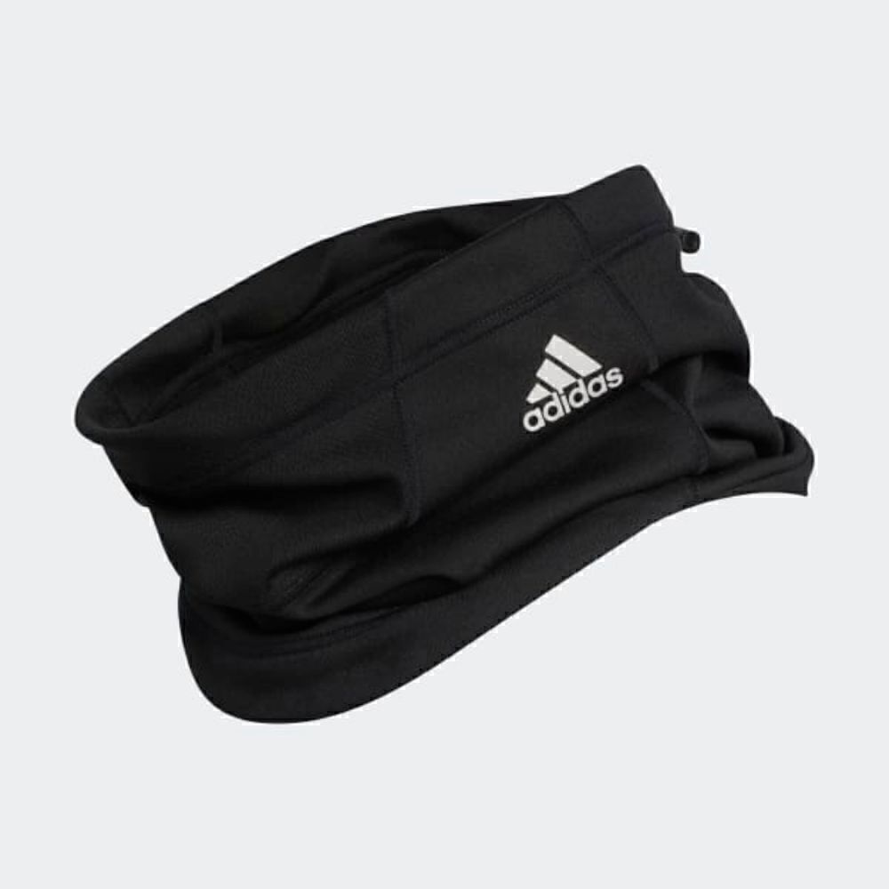 Adidas Alphaskin Snood Face Cover Scarf Adjustable Aeroready Black White Gray
